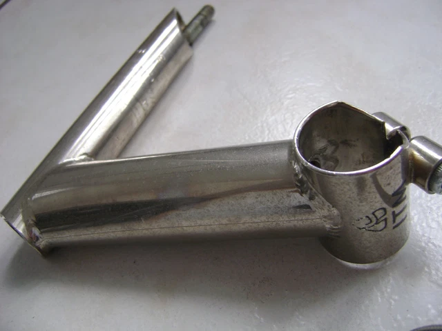 Potence De Vélo De Course Vintage BELLERI - Alliage, 105mm, 22mm - Fabrication Française