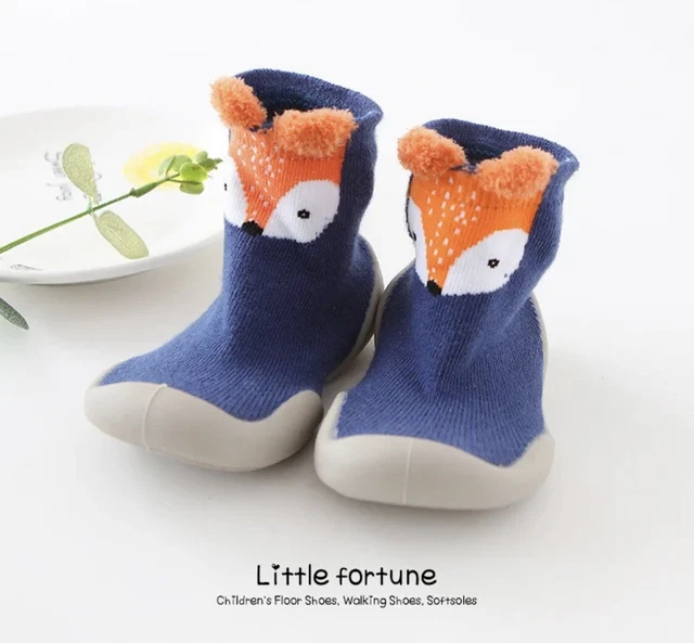 Pantofole calde antiscivolo neonata bambina bambino bambino bambino calze culla cotone F6
