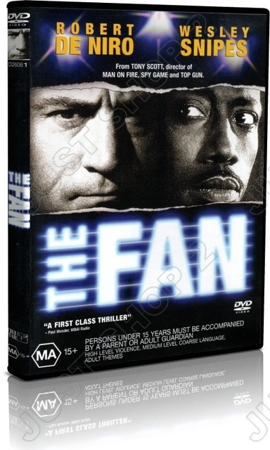The Fan DVD : Thriller Movie : Robert De Niro / Wesley Snipes  : Brand New