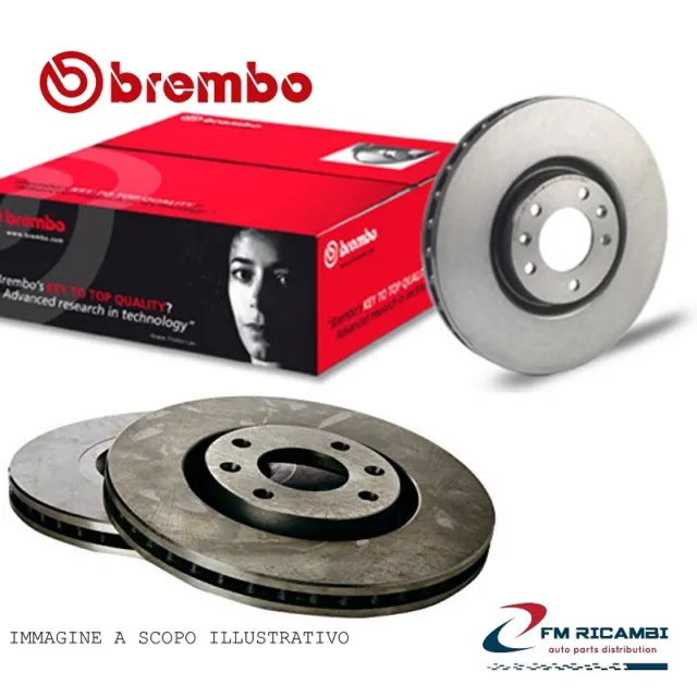 Brembo 08.5086.14 - Disco Freno Anteriore - Set di 2 dischi