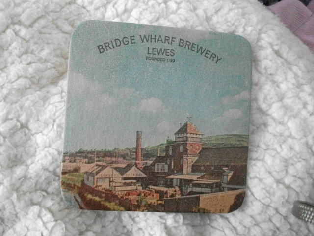 vintage beer mat harveys lewes