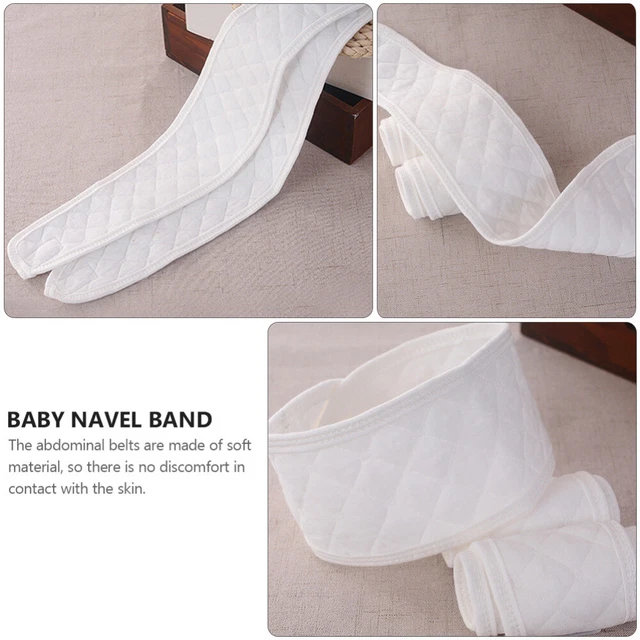 3 PACK COTTON Belly Band Baby Umbilical Cord Navel Belt Man £21.79