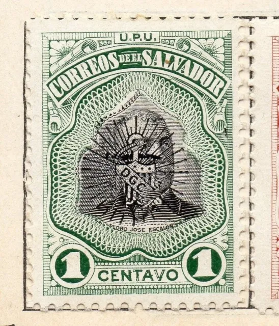 Salvador 1906 Issue Fine Mint Hinged 1c. 141489