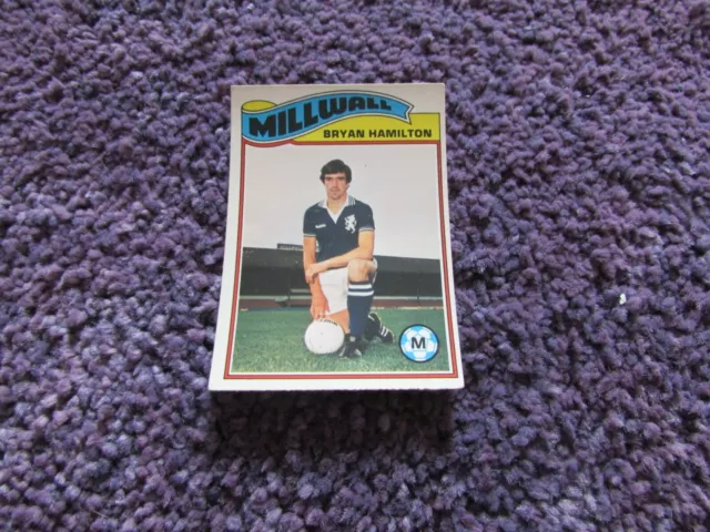 Topps/A&BC 1978 Orange back  football gum cards MILLWALL