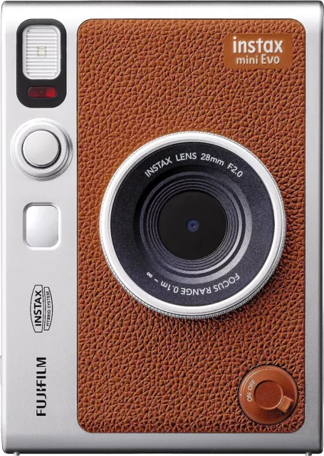 Fujifilm Instax Mini Evo Instant Film Camera Brown from Japan