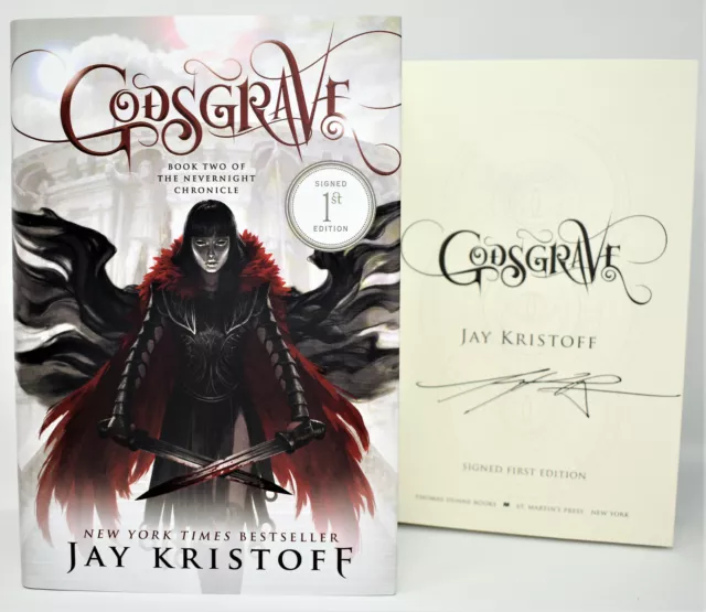 ***SIGNED 1st Print/Ed*** Godsgrave by Jay Kristoff  NEW