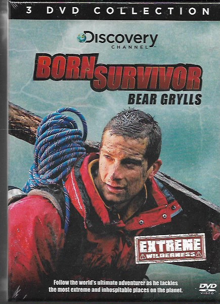 BEAR GRYLLS BORN SURVIVOR EXTREME WILDERNESS DVD Adventure (2013) Bear Grylls