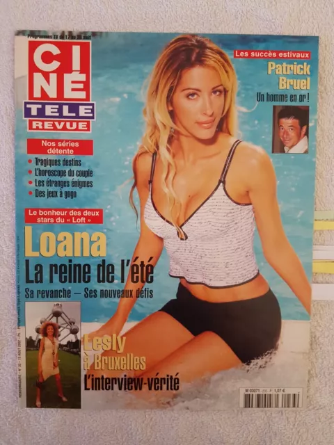 Cine Revue N°33 2002 Loana Le Luron P.rocard C.dion Lesly Loft Bory Caruso Bruel