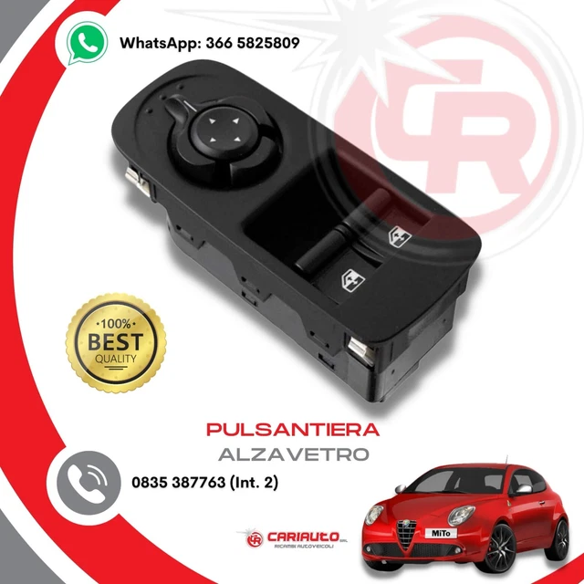 PULSANTIERA ALZACRISTALLI ORIGINALE ALFA ROMEO MITO 08