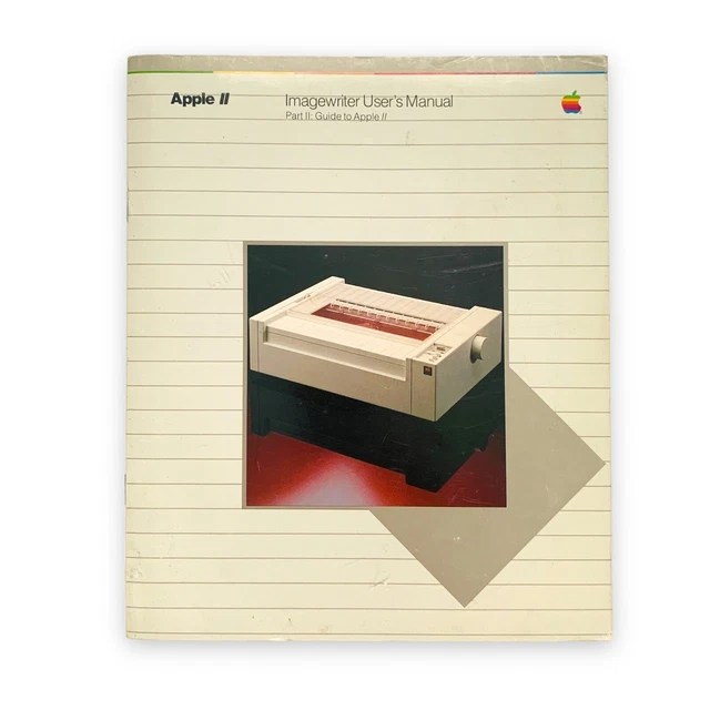 VTG 1983 Apple II Image Writer’s User's Manual Part II: Guide to Apple II