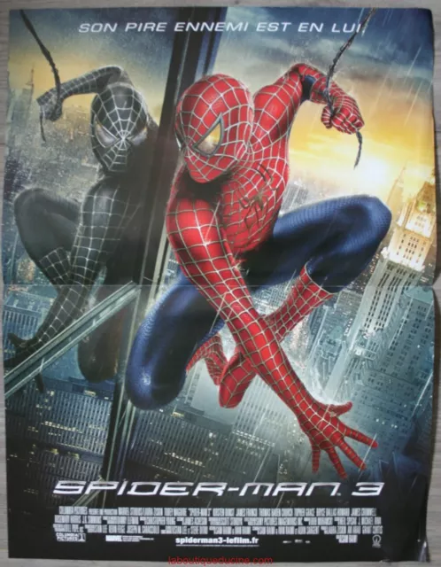 SPIDER MAN 3 Affiche Cinéma Originale 53x40 Movie Poster Sam Raimi Tobey Maguire