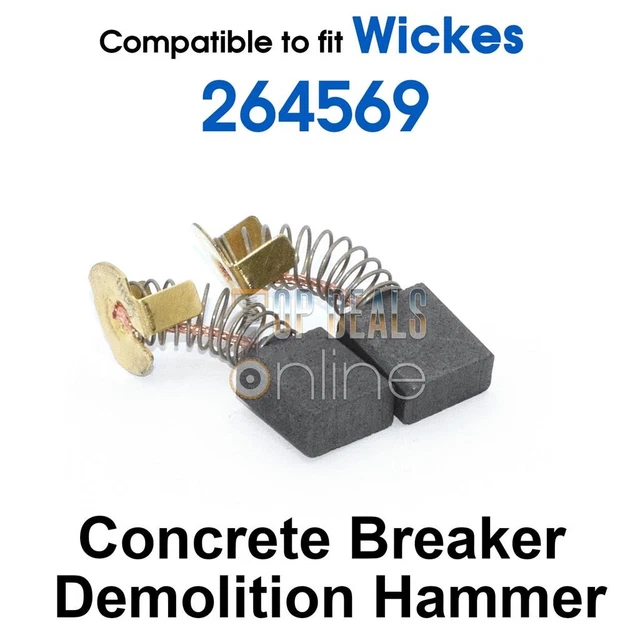 Carbon Brushes Milwaukee drill power breaker PB32B P/N 055.492 6.3x20x25mm S7 eB