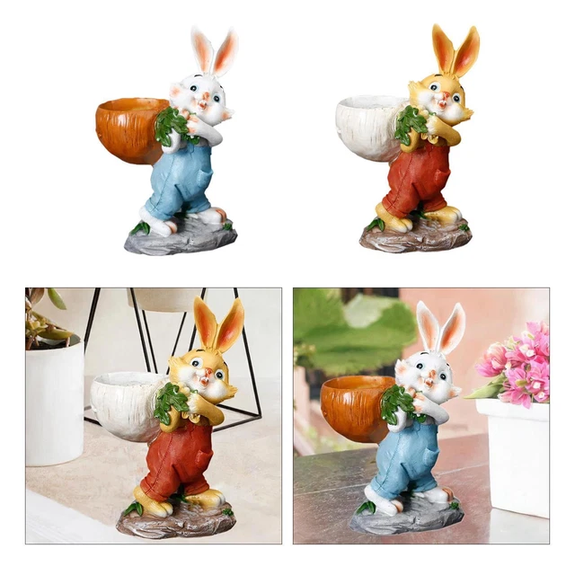 Decorazione Pasquale Da Giardino Folpus - Statuetta Acrilica Con Palo, Stile Primaverile - Foto 2