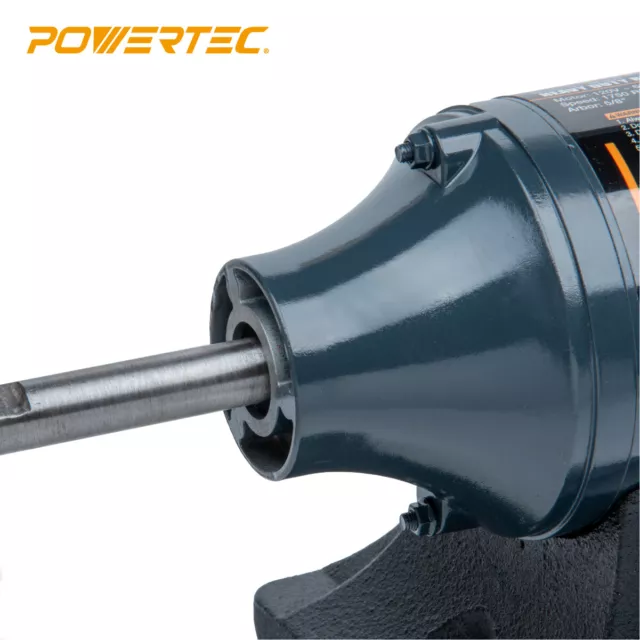 POWERTEC BF800 8-Inch Bench Buffer and Polisher, Heavy Duty w/ 5/8 arbor 1/2HP M 2