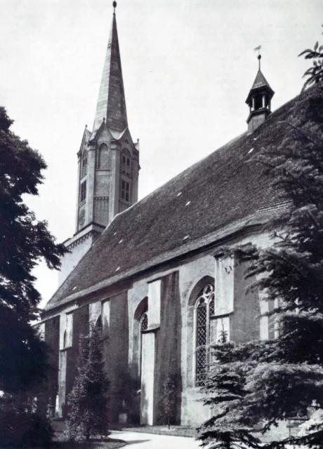 Hoyerswerda- Die evangelische Kirche (Schlesien) 1934