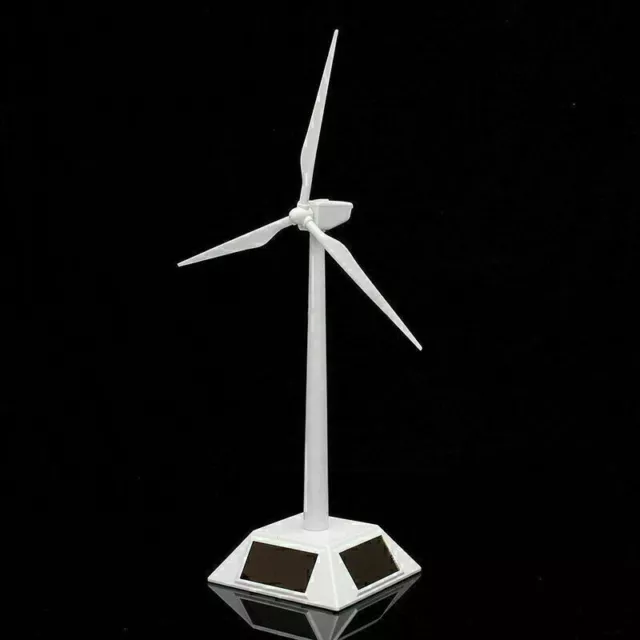 Mini Solarenergie Windmühle Windrad Windkraftanlage Modell Wohnkultur Spiel T8N9