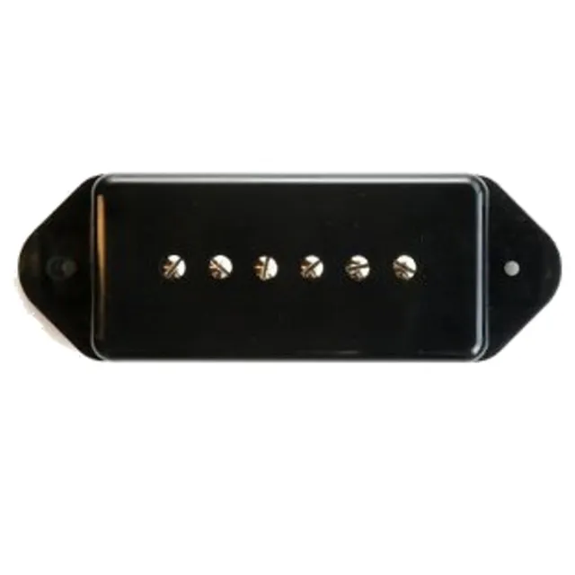 Bare Knuckle Warpig Pig 90 Dogear Soapbar Guitar Bridge Pickup Black Alnico P90