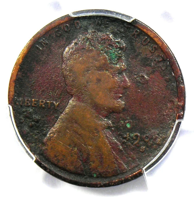 1909-S VDB Lincoln Wheat Cent 1C Penny - PCGS Fine Details - Rare Key Date Coin!