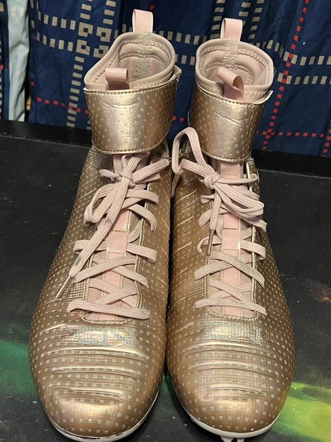 Cam newton on sale cleats rose gold