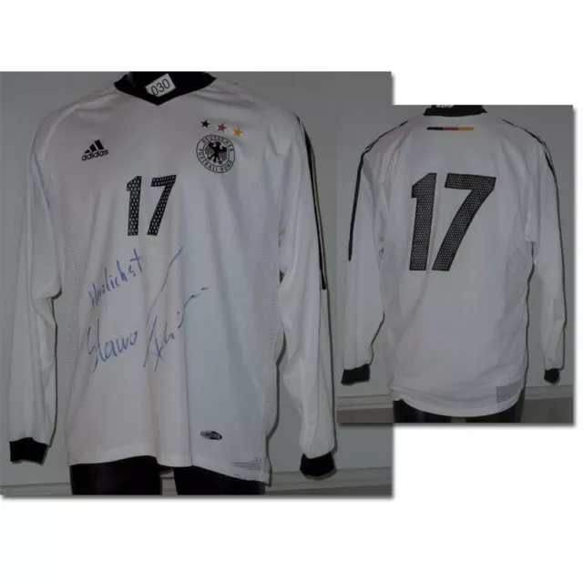 match worn shirt Spielertrikot Deutschland DFB 2002 Fußball Football Nationalman