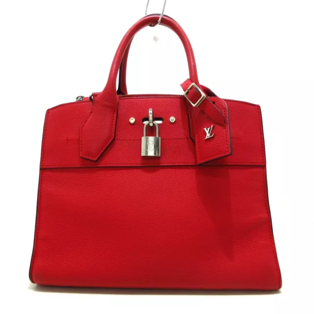 Auth LOUIS VUITTON City Steamer PM M51030 Rouge DU3166 Handbag