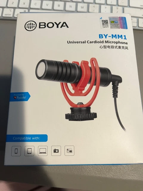 BOYA BY-MM1 UNIVERSAL Cardioid Shotgun Microphone Smart Phones! DSLR