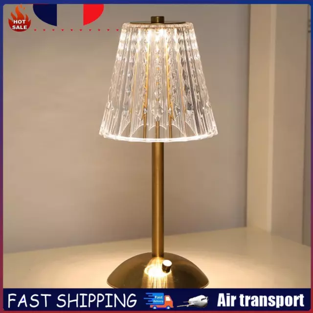 3 Colors LED Bedside Night Light Rechargeable Desk Lamps for Bedroom Living Room