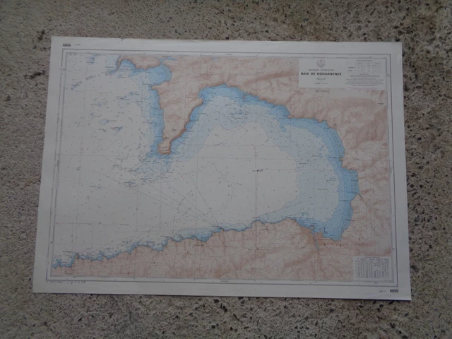 CARTE  MARINE / Baie de Douarnenez  1977 Crozon Morgat