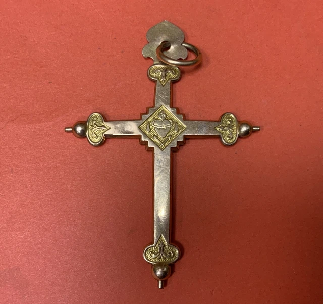 Pendentif Croix De Jeannette - Très Joli Bijou Vintage - Occasion