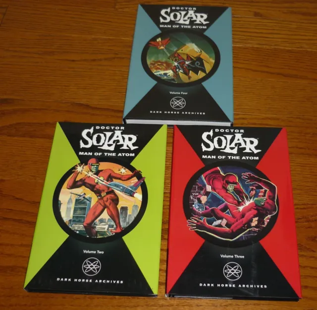 Doctor Solar Man of the Atom Archives Volumes 2, 3, 4, Dark Horse hardcovers
