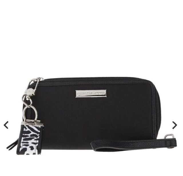 Samantha Brown To-Go Zip-Around Wallet - Black
