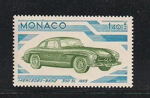 Monaco #YT1027 MNH 1975 Antique Autos Mercedes-Benz 1955 [988]