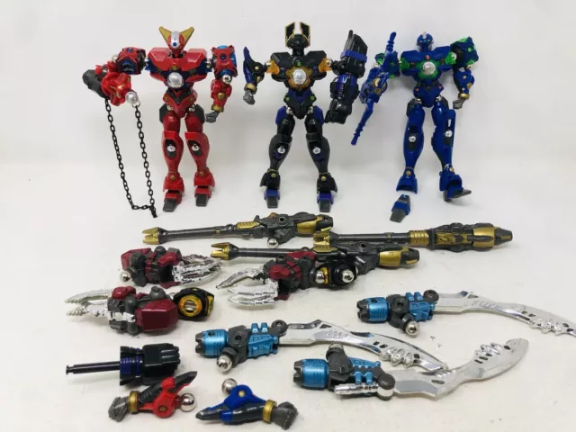 VTG Takara Microman Magnet Action Figures Mixed Lot - Cross Magne Power RobotMan