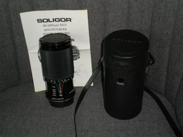 Soligor 80-200mm MC Zoom+Macro C/D K-Mount Lens (Pentax+others)