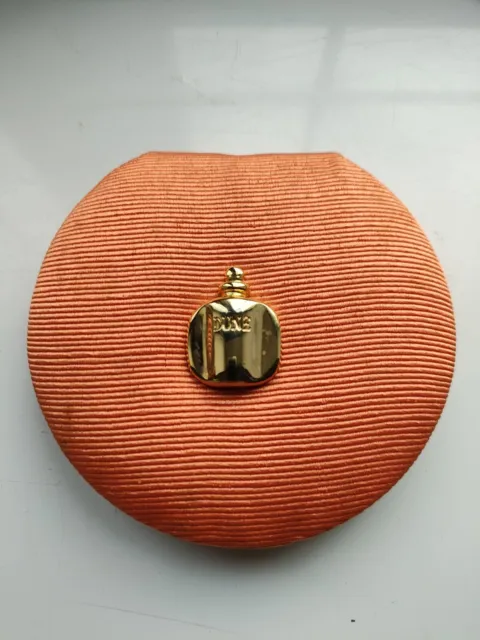 Vintage Dior Dune Perfum Compact Make Up Mirror Double Mirror Fabric Collectable