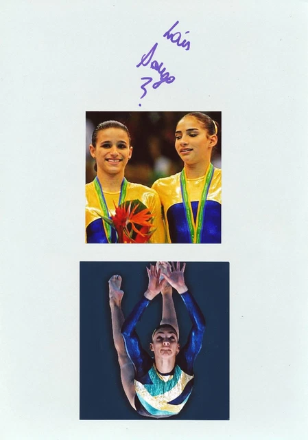 Lais Souza  Brasilien  Turnen  Karte original signiert WL 340473