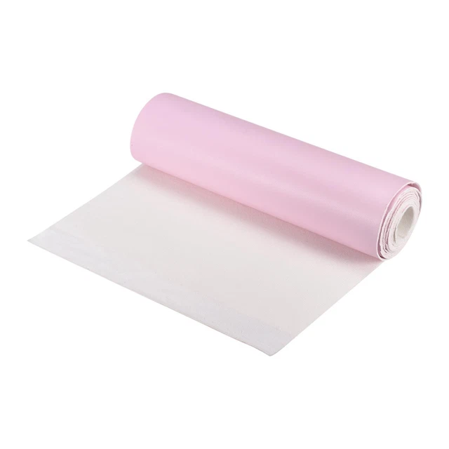 Sintetico Pelle Lenzuola,PU Pelle per Creazione Artigianato,20x135cm Luce Rosa