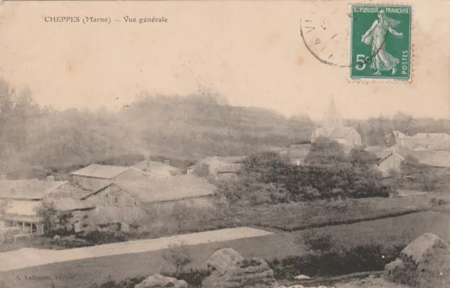 CPA 51 CHEPPES (Marne) Vue Générale