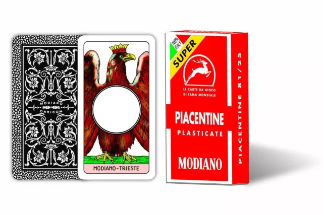 Modiano- Carte da Gioco Briscola Piacentine 81/25 Tavolo mazzetto