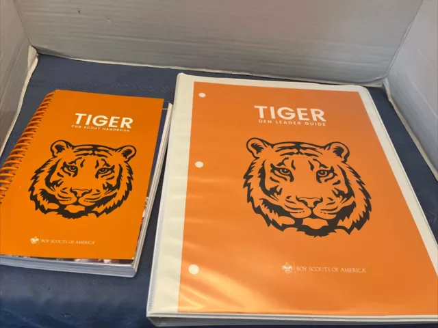 2 Pc Tiger Den Leader Cub Scout Handbooks Boy Scouts Of America Knowledge