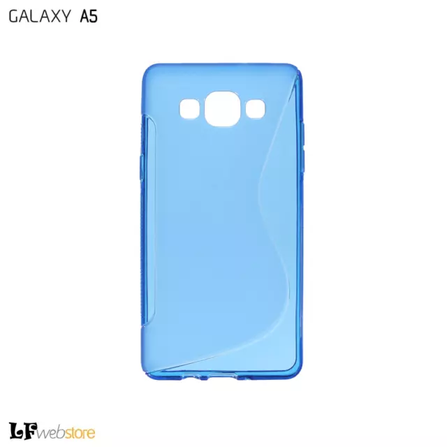 CUSTODIA per GALAXY A5 SM-A500FU SAMSUNG BLU COVER - PRIMA SERIE