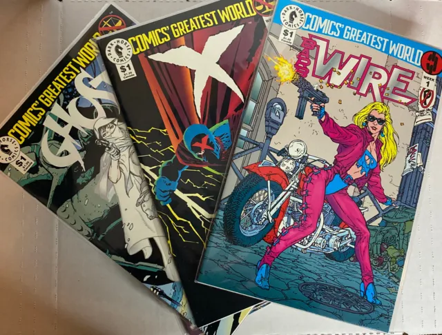 Comics Greatest World Complete Set+Duplicates DH Barb Wire-Ghost 1st Appearance