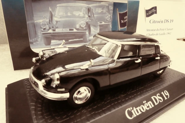 Ixo ? Pour Presse Atlas La Citroen Ds 19 De Gaulle Attentat Du Petit Clamart Neu