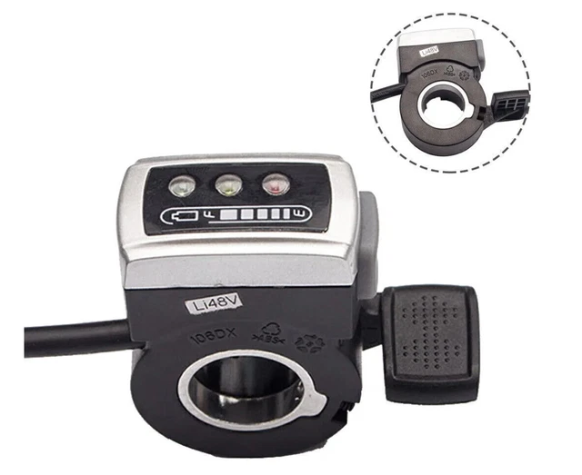 Gashebel Für E-Bike & Dreirad - 3-Gang Drehgriff Mit Vorwärtsfunktion