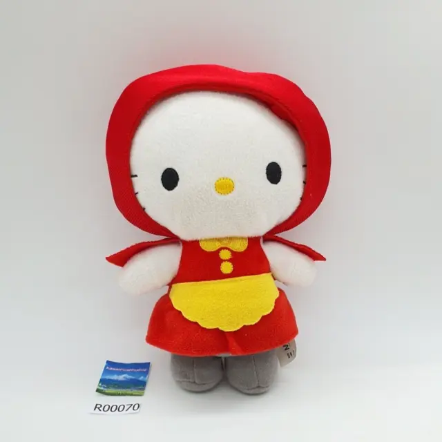 Hello kitty R070 Sanrio Mcdonald 2013 Cappuccetto Rosso peluche 6" bambola...