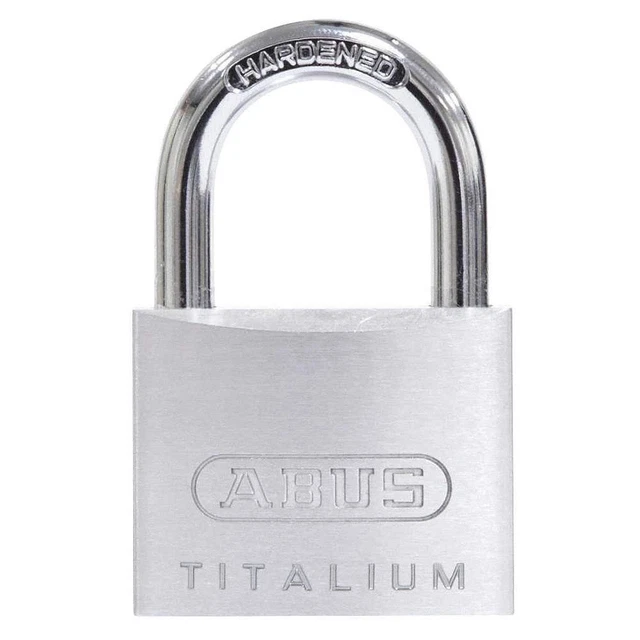 ABUS 64TI/40 KD Keyed Padlock, 55/64 in,Square,Silver