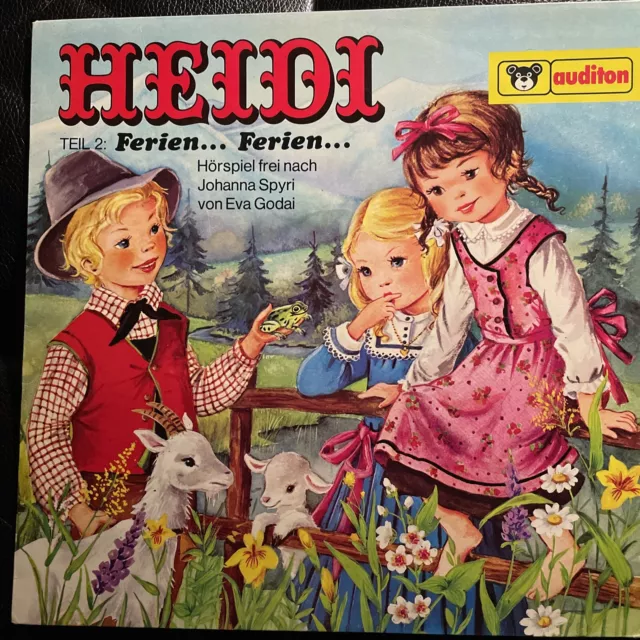 Heidi Teil 2 ,Ferien…Ferien…/Hörspiel / LP / 🔝 Sammlerstück/ 1974/v. Eva Godai