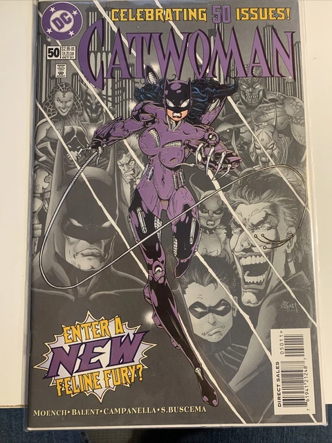 Catwoman #50 Purple Foil Variant (1997 Dc Comics) Jim Balent Vf