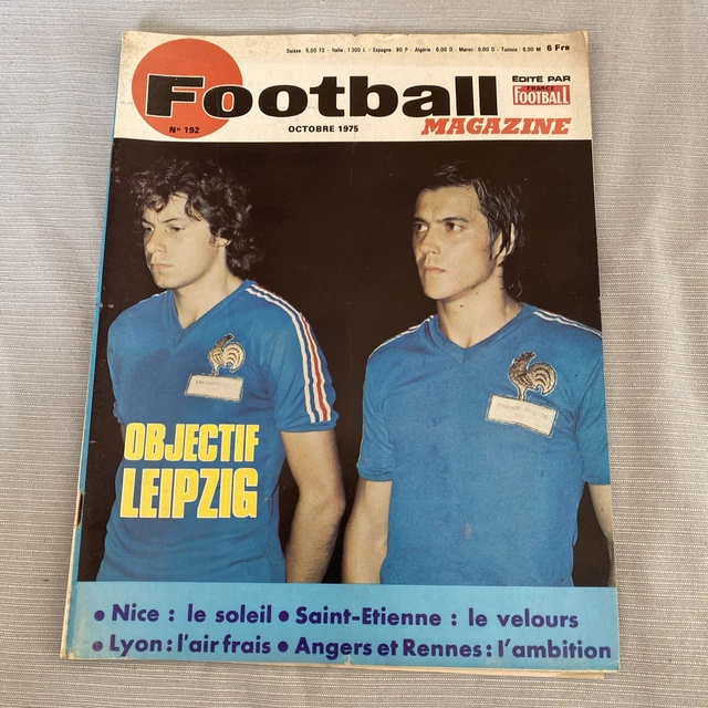FOOTBALL MAGAZINE N°183 FEVRIER 1975 GUILLOU BALLON D'ARGENT
