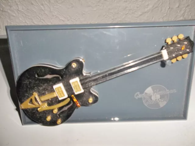 The Beatles George Harrison's Model Gretsch Guitar Awesome Detail + Stand.